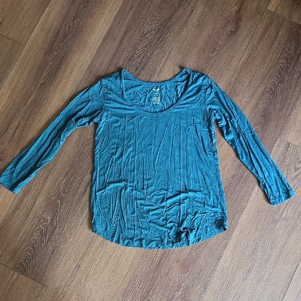 Kyte Baby Womens Scoop Neck Long Sleeve Shirt XS Loch